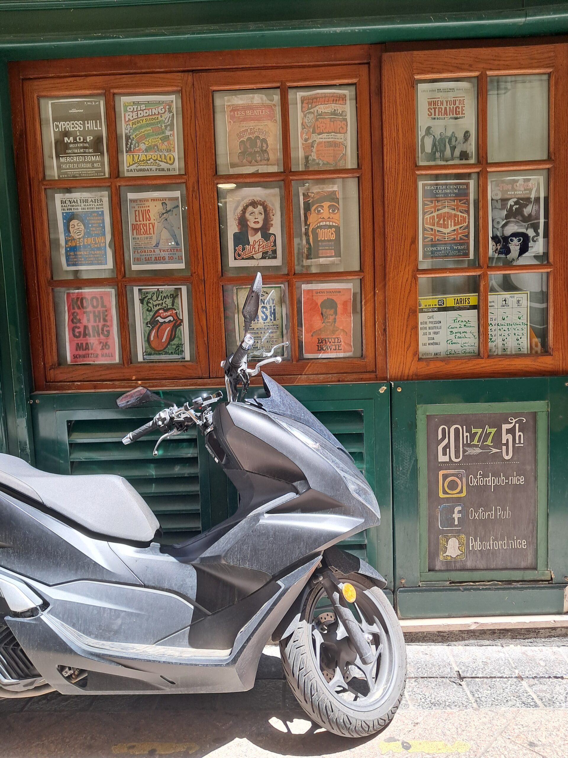 A vintage shopfront in the old town of Nice