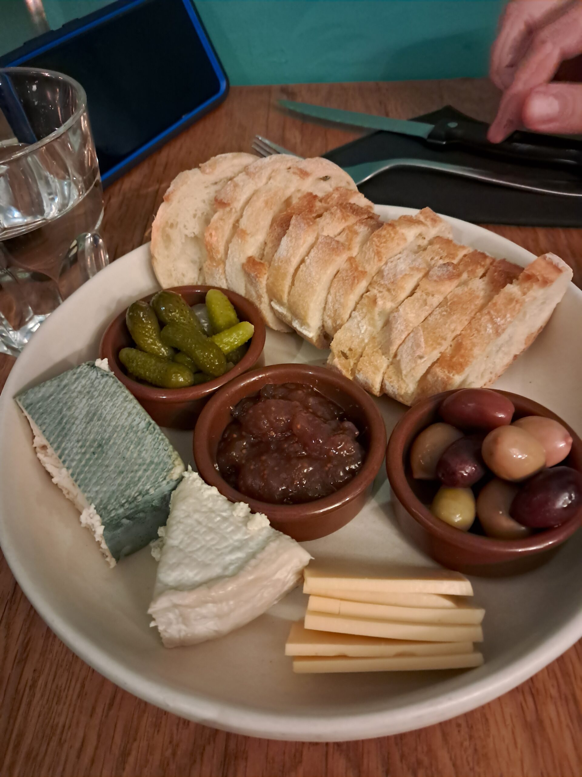 The vegan cheese board at Koko Green in Nice, the best I have ever had