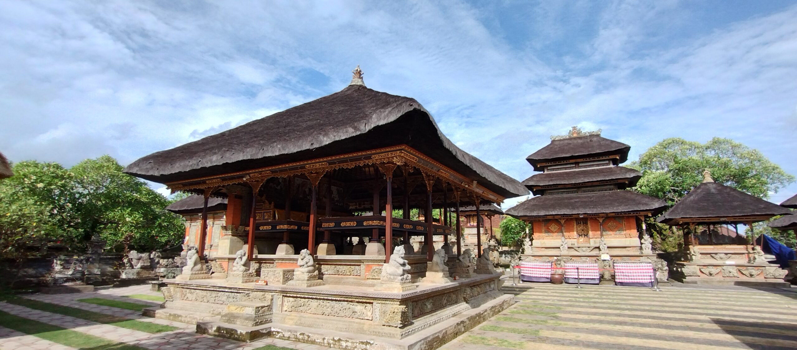 A traditional Balinese temple in central Ubud, Bali